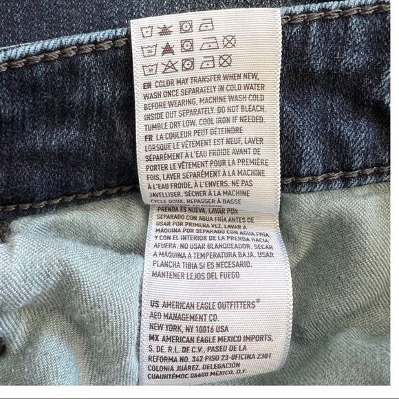 American Eagle Skinny 360 Extreme Flex Jeans. Midrise, Medium Wash. Sz 31x30 EUC - Picture 9 of 13